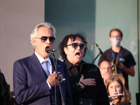 Primo evento in Accademia Camerino della Bocelli Foundation. Prime registrazioni 22 e 23 maggio