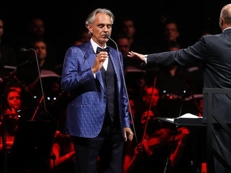 Bocelli: "È sempre una gioia tornare nelle Marche, una terra che porto nel cuore"