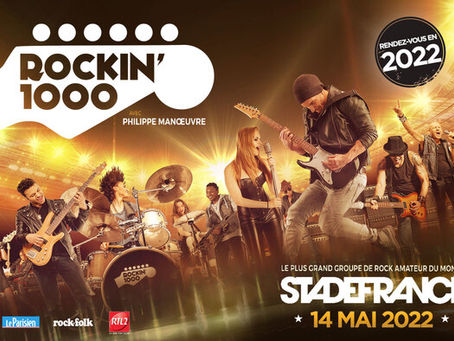 Rockin'1000 in concerto il 14 maggio a Parigi