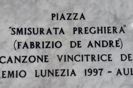 Ad Aulla, sabato 26 giugno ore 18:30, si inaugura il primo indirizzo civico dedicato a una canzone