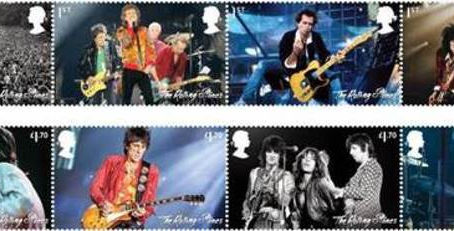 I 60 anni dei Rolling Stones sono celebrati in 12 nuovi speciali francobolli della Royal Mail