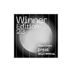 Logo für die Auszeichnung von ecomade mit dem Design Preis Schweiz 2023