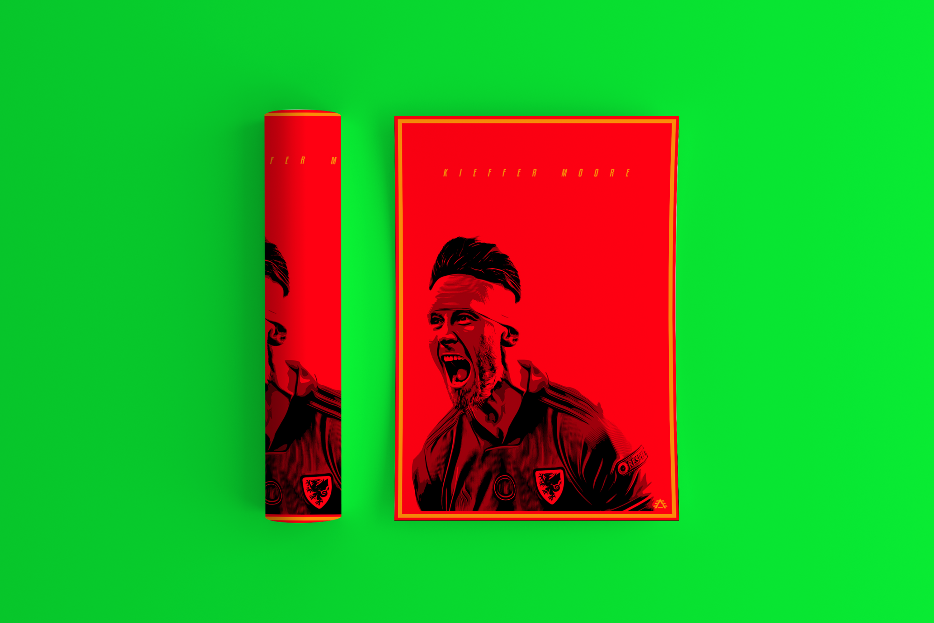 Moore x Wales A4 Vector Poster