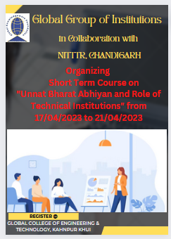 One Week STC on Unnat Bharat Abhiyaan in Collaboration with NITTTR, Chandigarh- Courtesy GGI