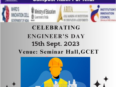 ENGINEER’S DAY Celebration - Courtesy by GGI, Kahnpur khui