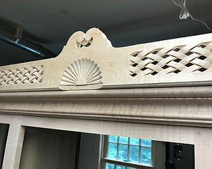 Hand carved period elements
