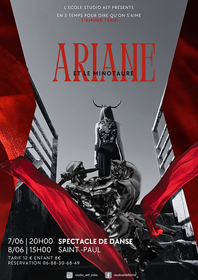 Affiches spectacle de danse des studio art&forme école de danse limoges
