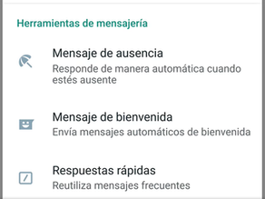 Whatsapp Business Respuestas Rápidas