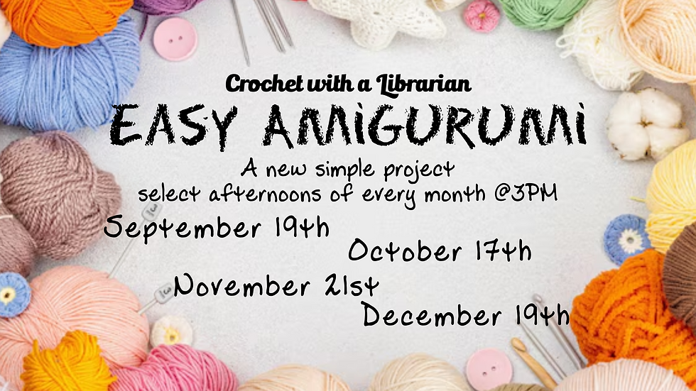 Crochet with a Librarian: Easy Amigurumi