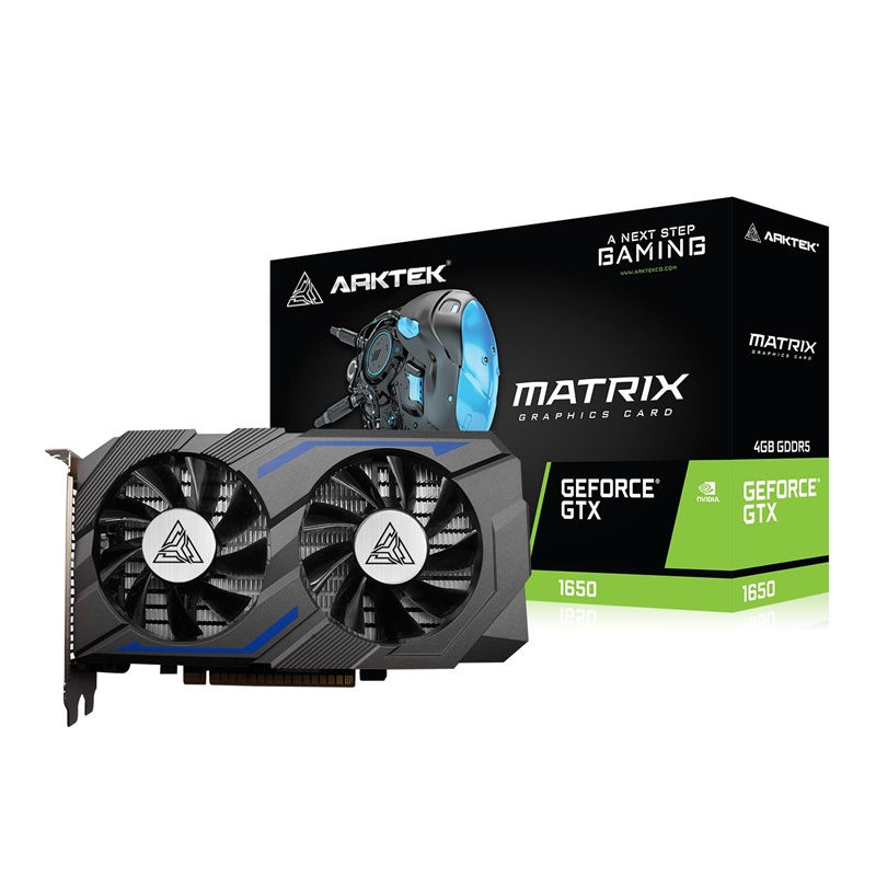 Arktek Nvidia GT1650 4GB GDDR5 128-bit HDMI / DVI Graphics Card