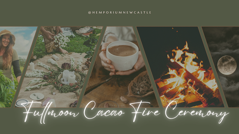 🌕 Full Moon Ceremonial Cacao & Fire Ceremony 🌕