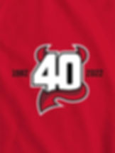 New Jersey Devils - NHL 40th Anniversary Logo Jersey Wallpaper 2026