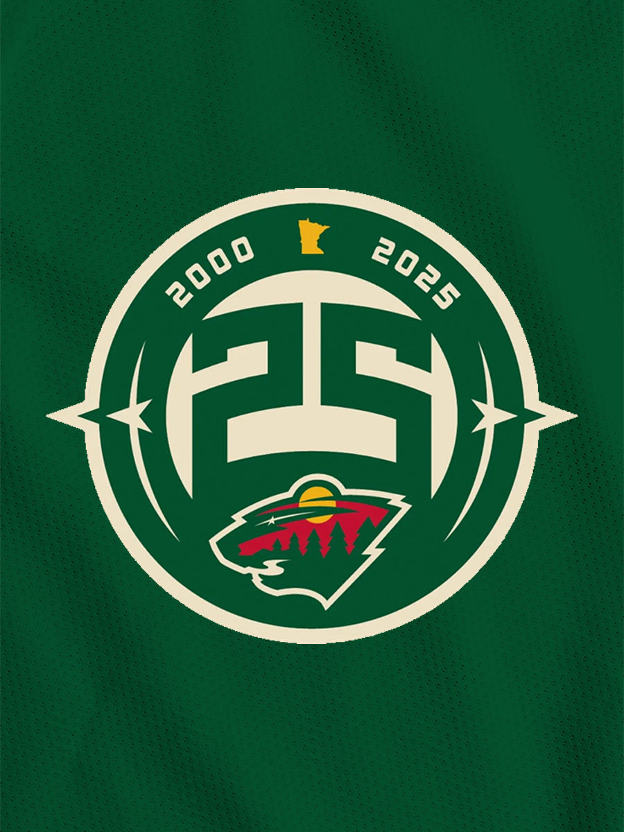 Minnesota Wild - NHL 25th Anniversary Logo Jersey Wallpaper 2026