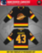 Vancouver Canucks Throwback Jersey