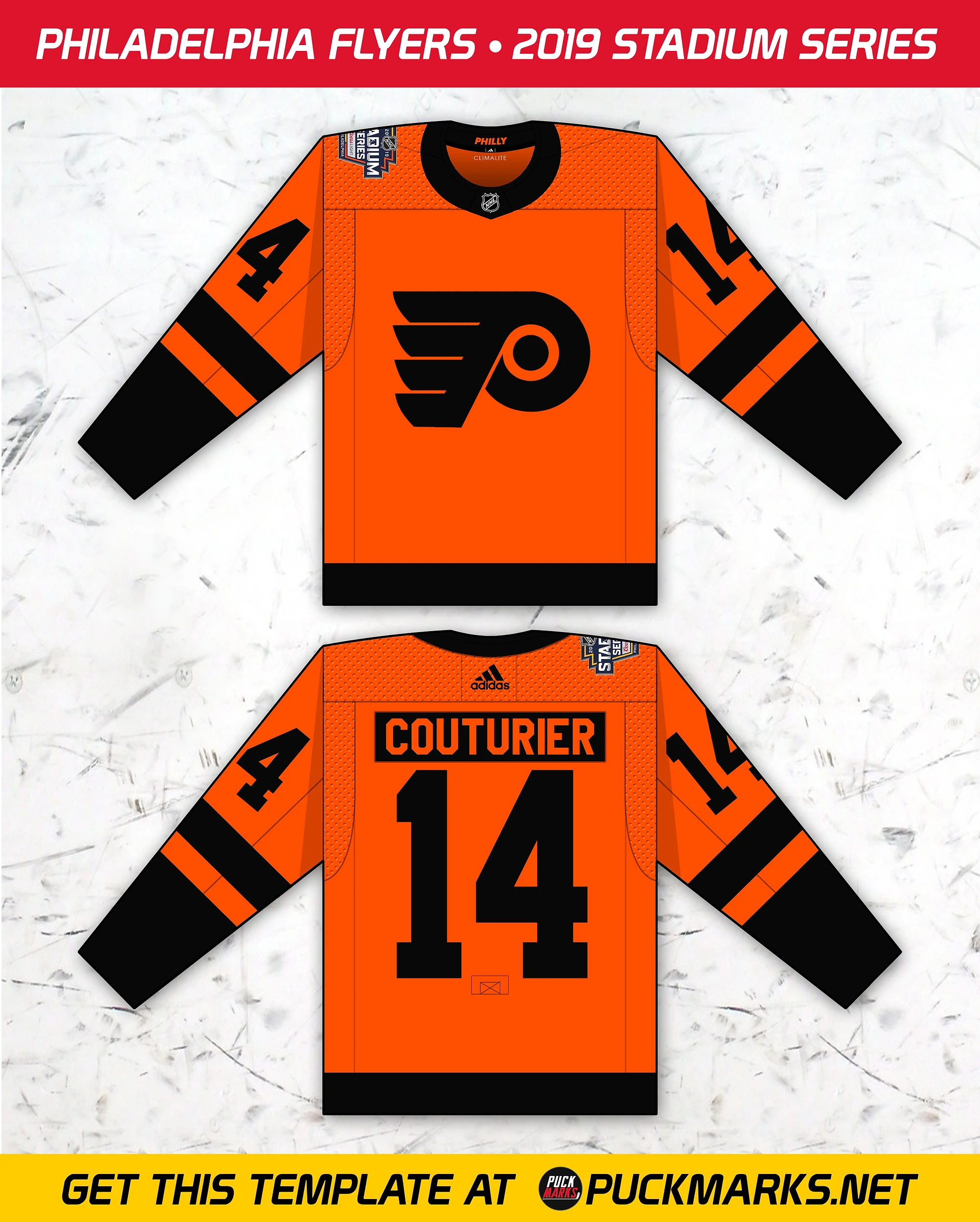 flyers stadium series jersey 2019