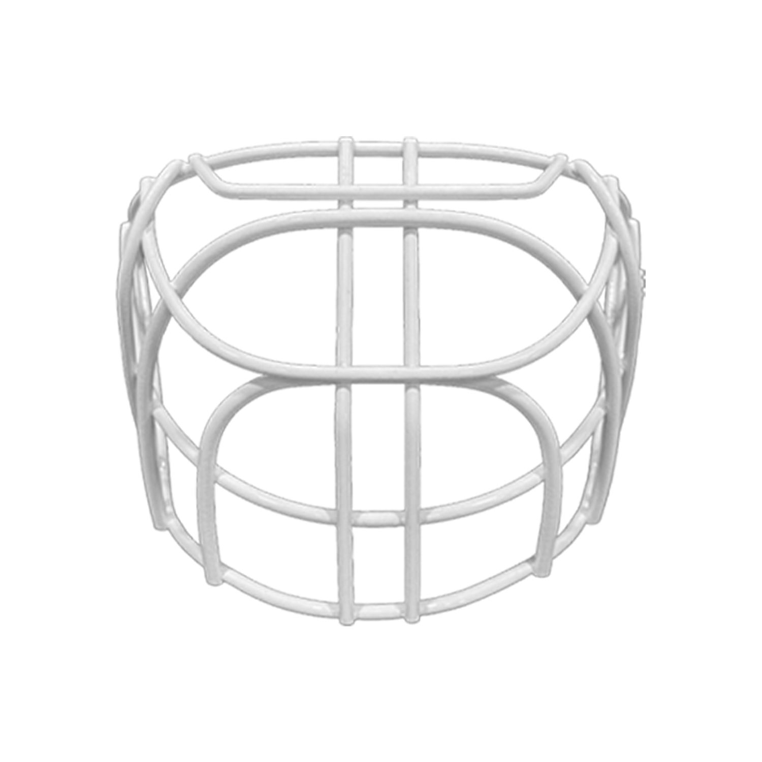 Certified Cateye Goalie Cage White - Bauer, CCM, Apex, Warrior - SR, JR
