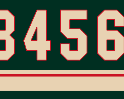 Puck Marks All 32 Nhl Teams Unique Number Font Design