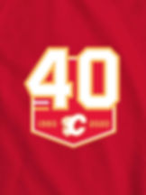 Calgary Flames - NHL 40th Anniversary Logo Jersey Wallpaper 2026