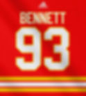 Sam Bennett #93 Calgary Flames Jersey