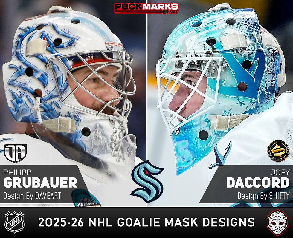 Kraken-NHL Goalie Mask Design 2025-26