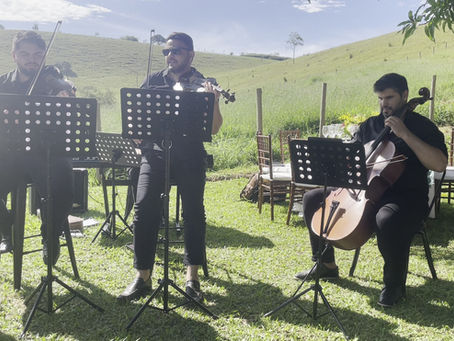 Sábado com muito amor envolvido num cenário paradisíaco
