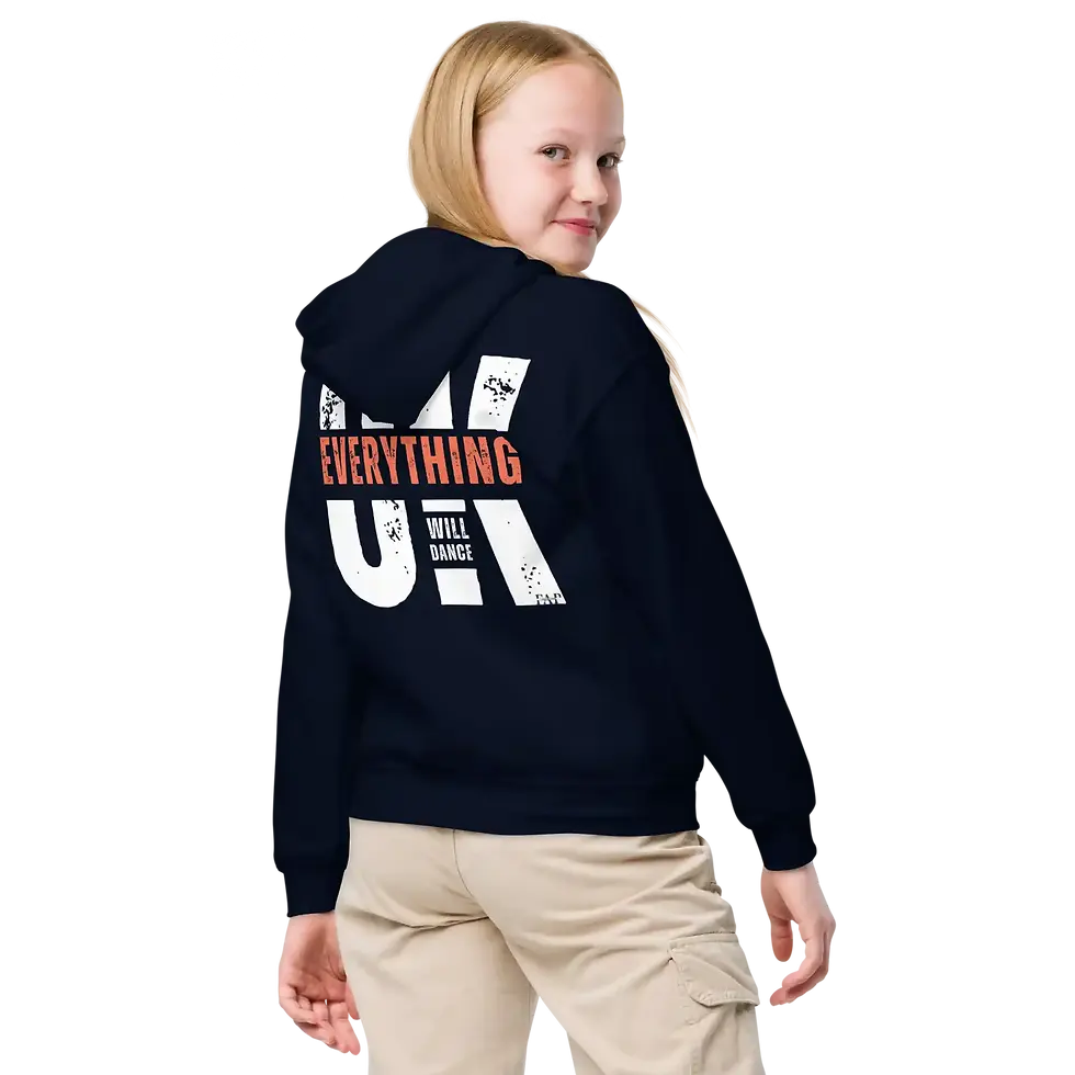 Miniature : Dance ok - White - Sweat à capuche Enfant unisexe coton