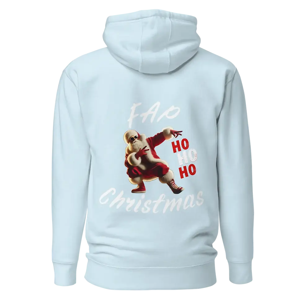 Miniature : FAP Ho Ho Ho - White - Sweat à capuche unisexe coton
