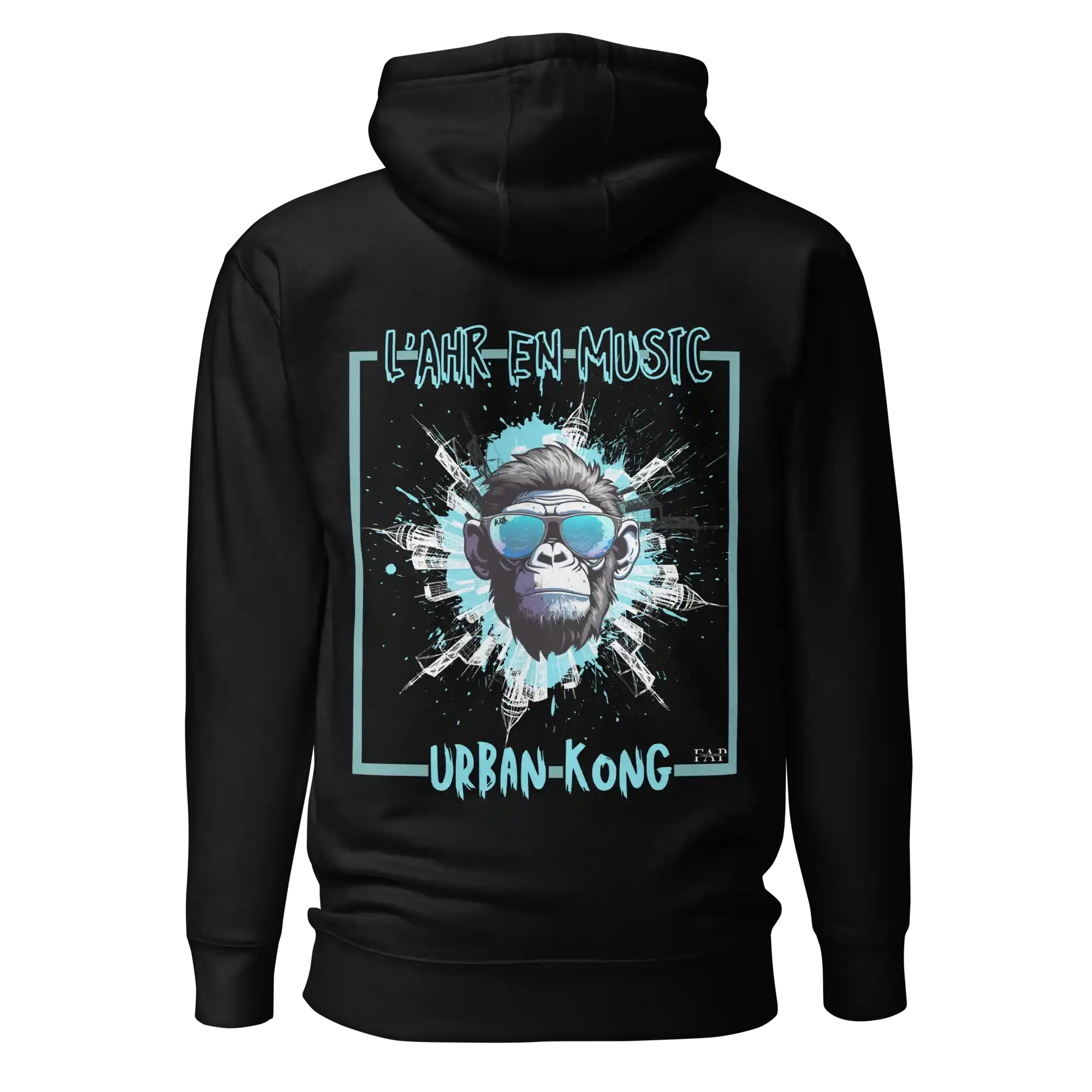 Urban Kong - White - Sweat à capuche unisexe coton