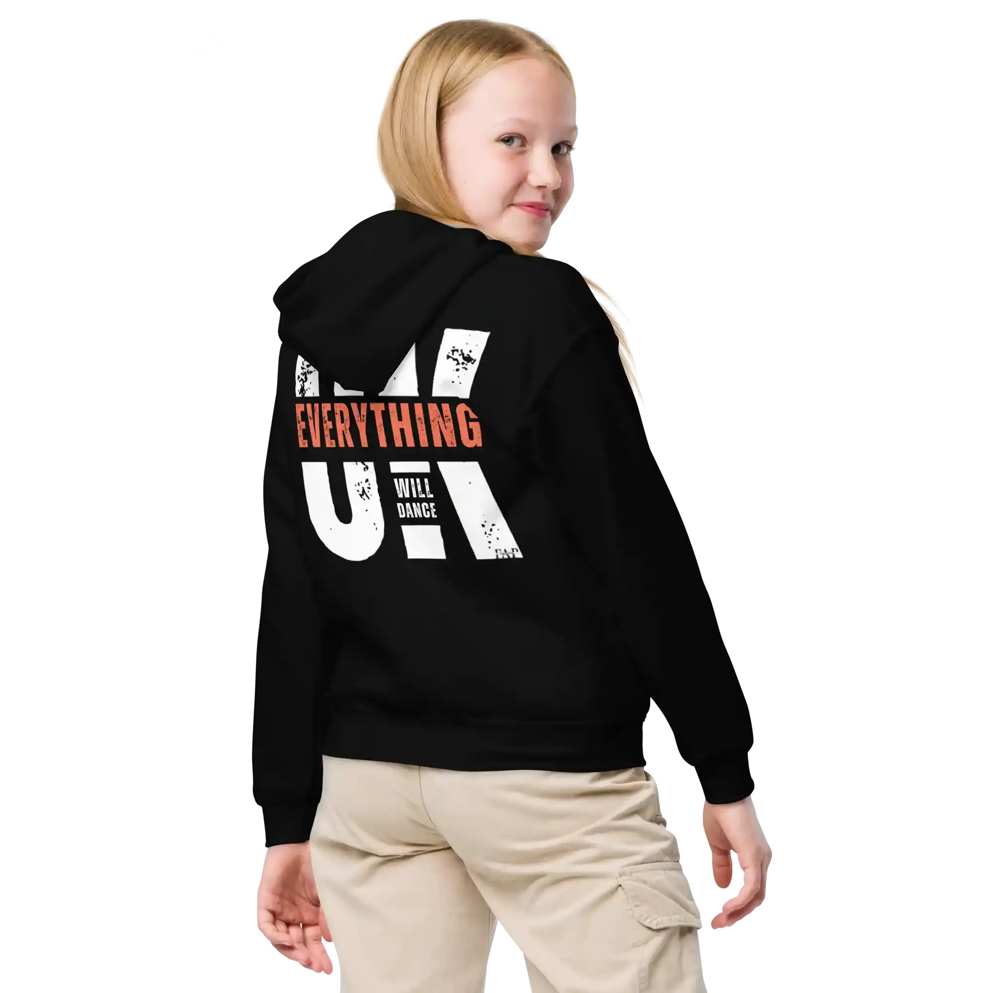 Dance ok - White - Sweat à capuche Enfant unisexe coton