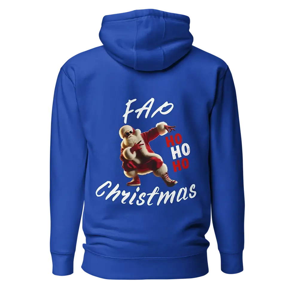 Miniature : FAP Ho Ho Ho - White - Sweat à capuche unisexe coton