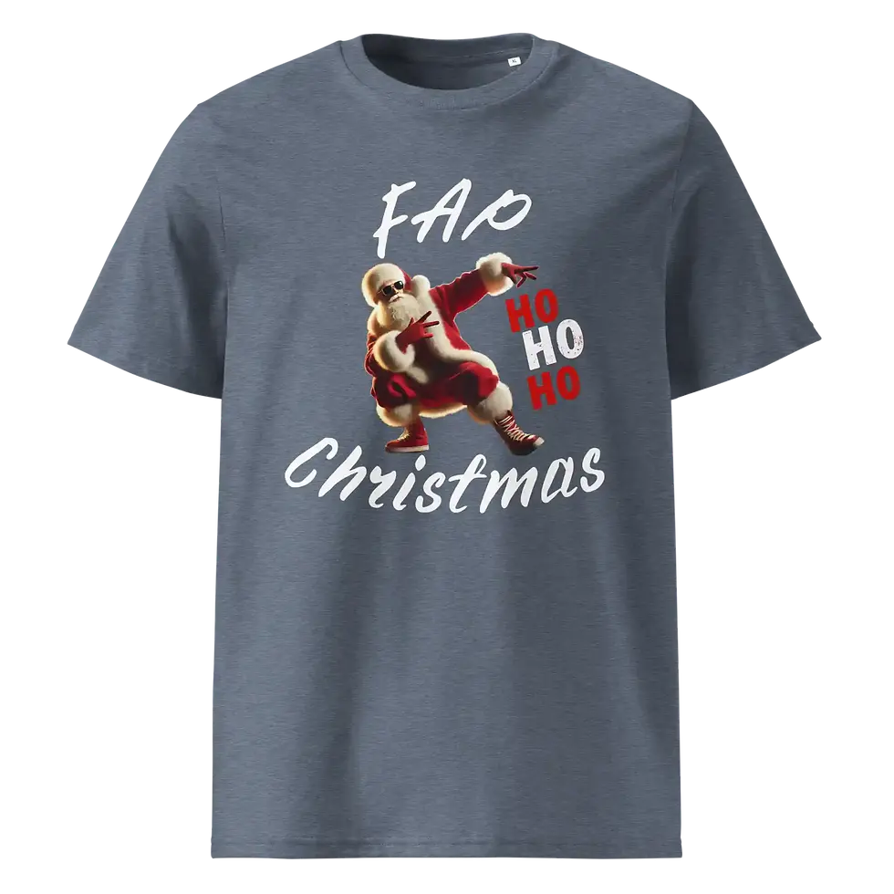 Miniature : FAP Ho Ho Ho - White - T-shirt unisexe coton biologique