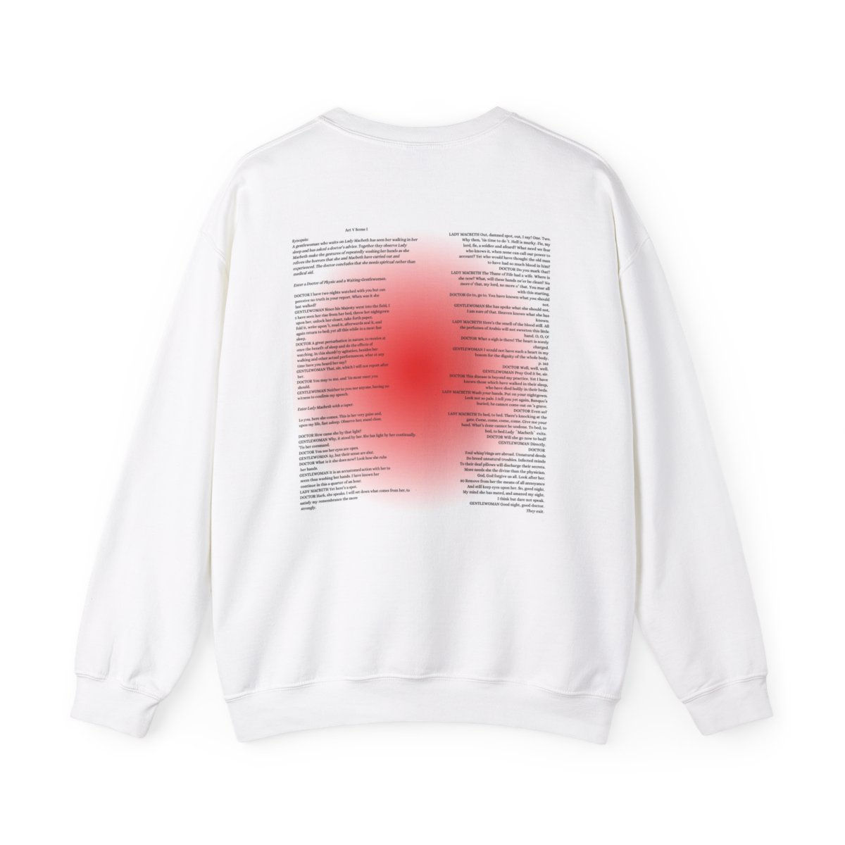 lady macbeth haunted crew sweatshirt