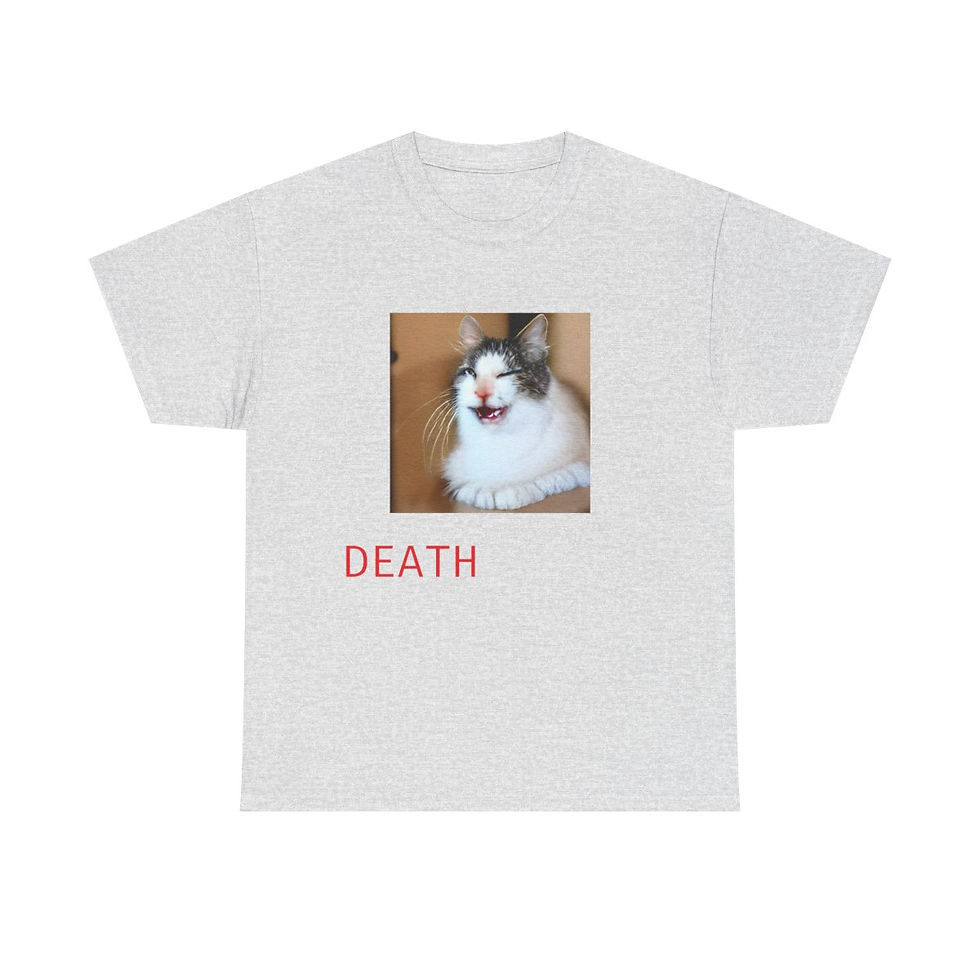 Thumbnail: death cat for a cutie tee