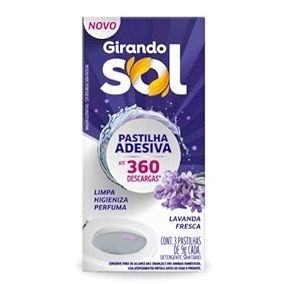 Miniatura: Pastilha Adesiva Sanitário Girando Sol