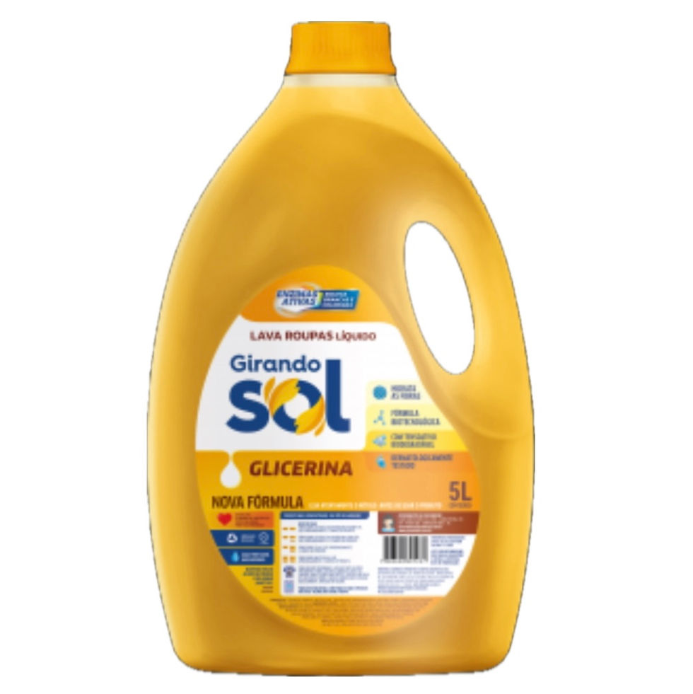 Miniatura: Lava Roupas Líquido Girando Sol - 05 Litros