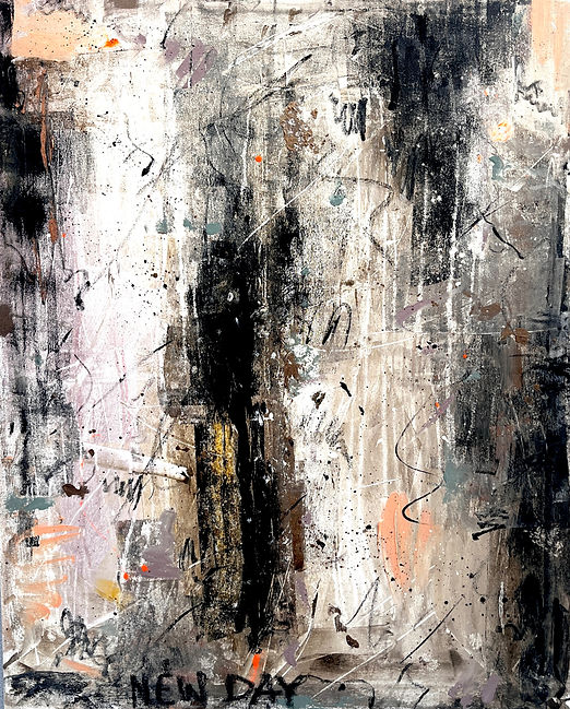 Saskia Bischof new day abstrakte Malerei