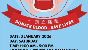 🩸2026年1月3日—— “捐血播愛，成大人與您同在”捐血活動🩸