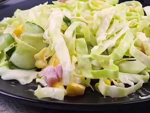 Receita de Salada de Repolho Fit