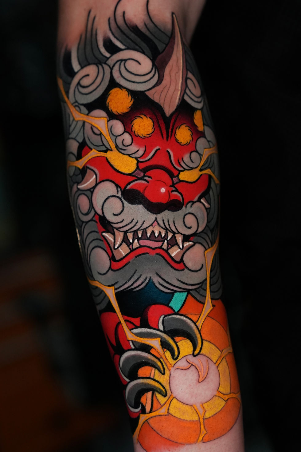 Neotraditional Tattoo Completed by Camilo Osorio