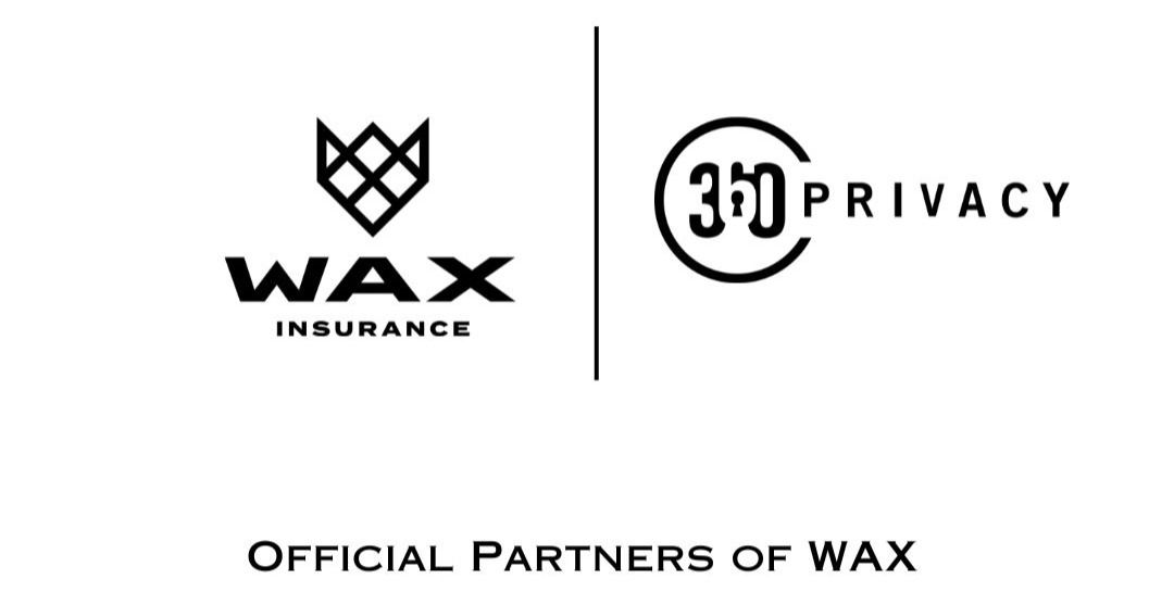 Wax Insurance and 360 Privacy Logo