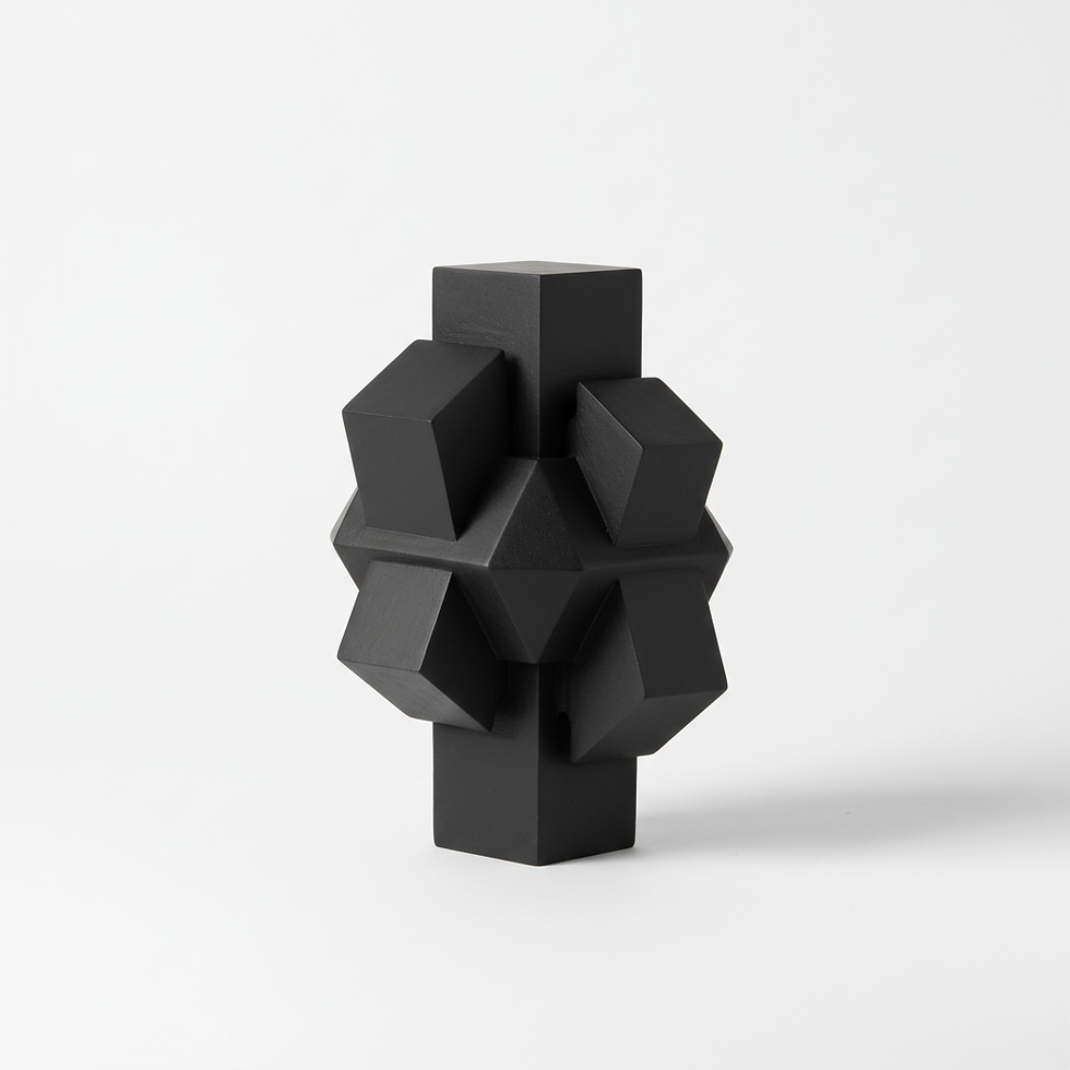 Sculpture Abstraite Géométrique