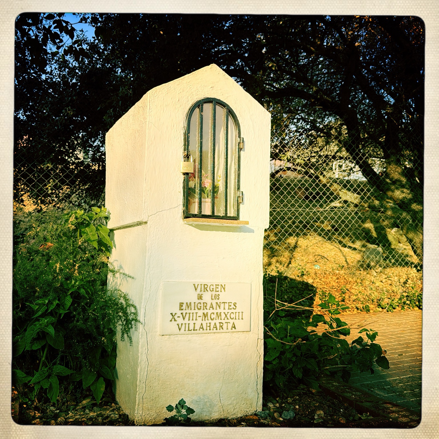 Virgen de los Emigrantes en Villaharta, Córdoba