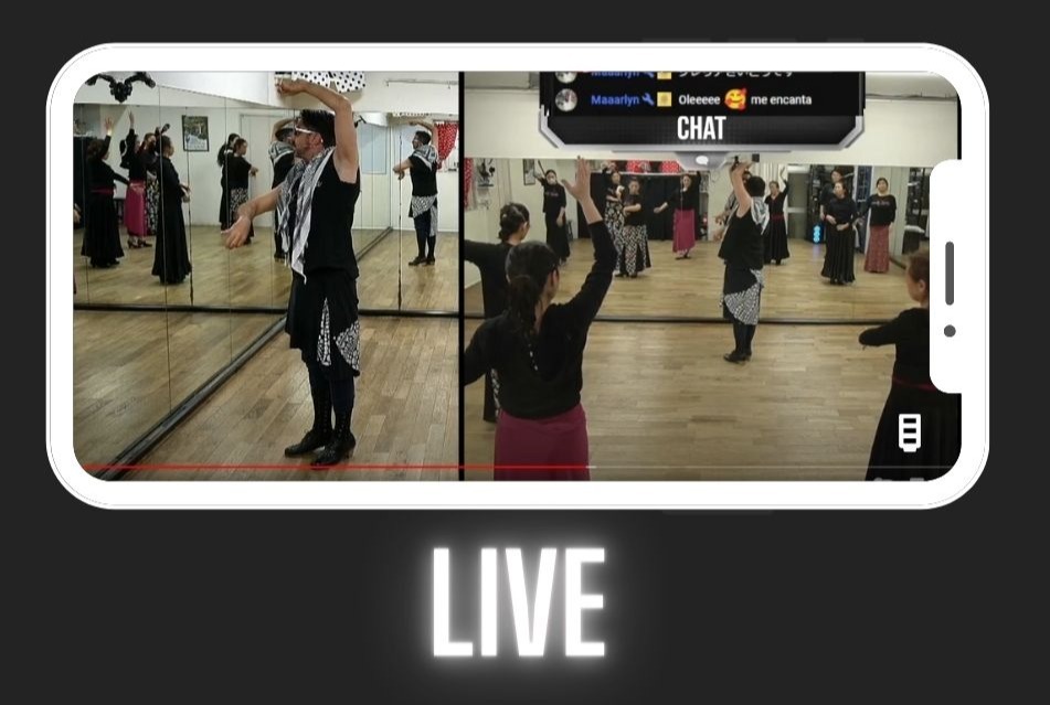 Clases de BG Flamenco en directo desde casa