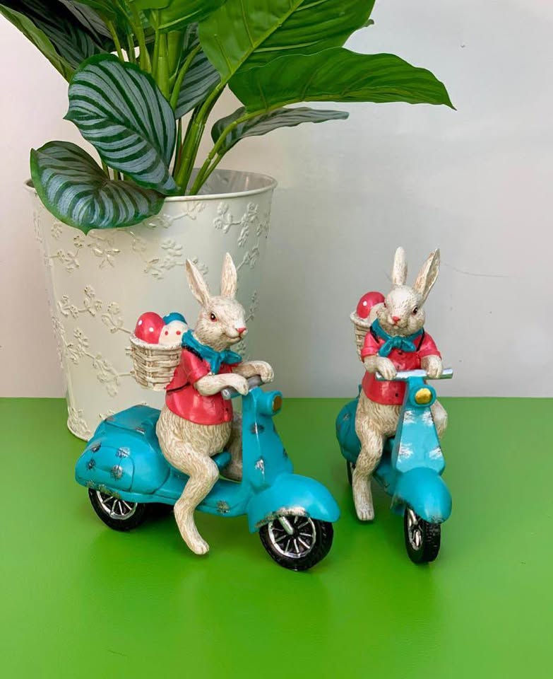 Thumbnail: Rabbit on Scooter Ornament