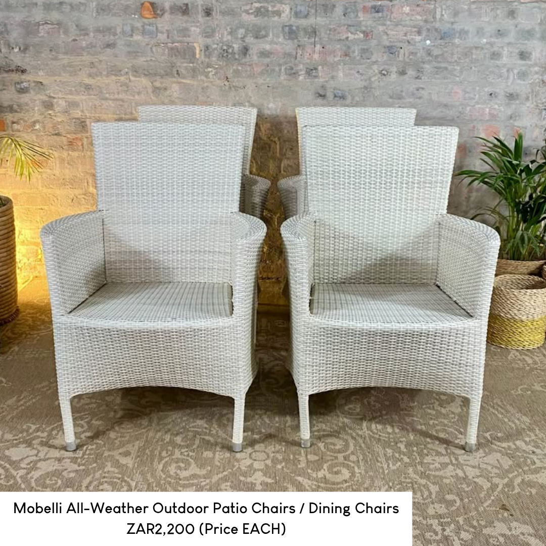Mobelli All‑Weather Outdoor Patio / Dining Chairs