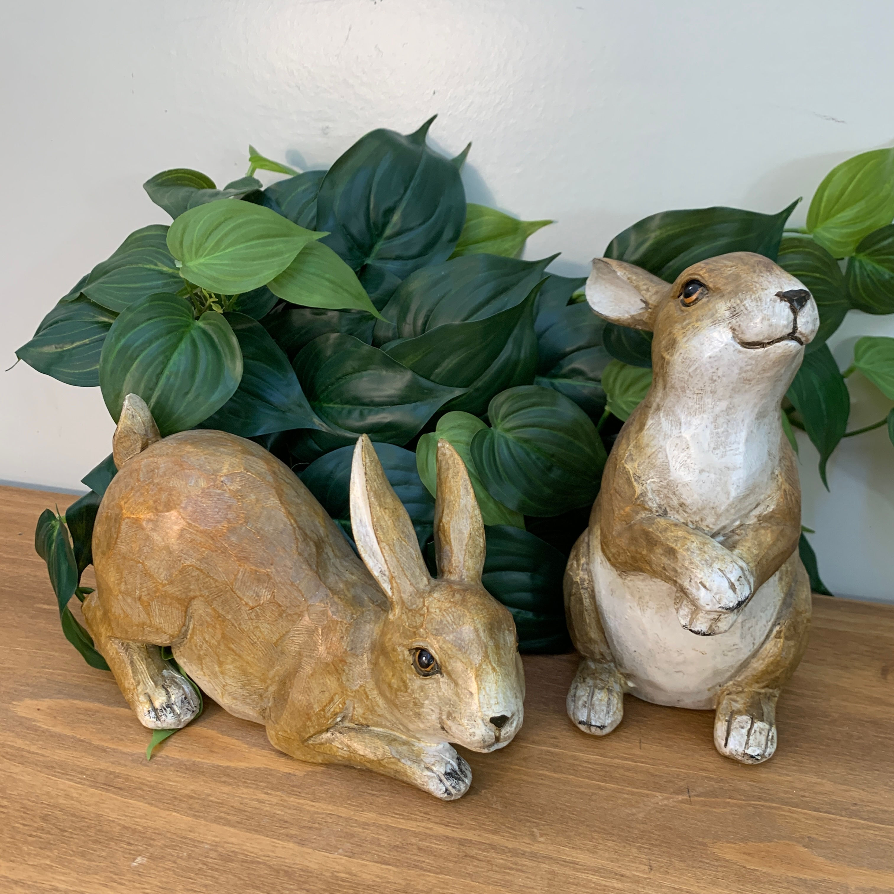 Realistic Rabbit Statues