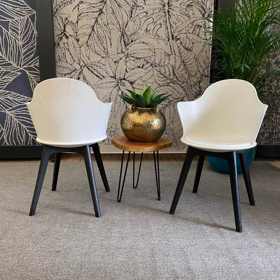 Thumbnail: White Sofie Studio Occasional Chairs