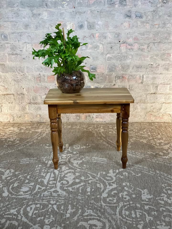 Thumbnail: Black Wood Side Table / Coffee Table / Drinks Table
