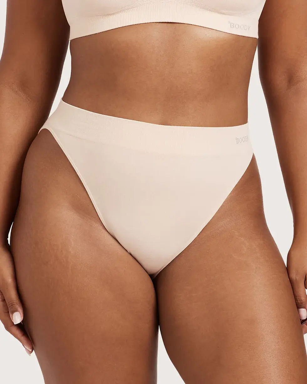 Thumbnail: Boody High Cut Full Brief - Neutral Colours