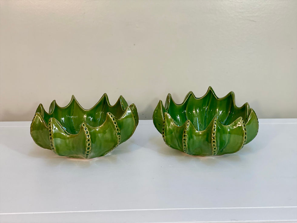 Thumbnail: Round Green Aloe Bowl